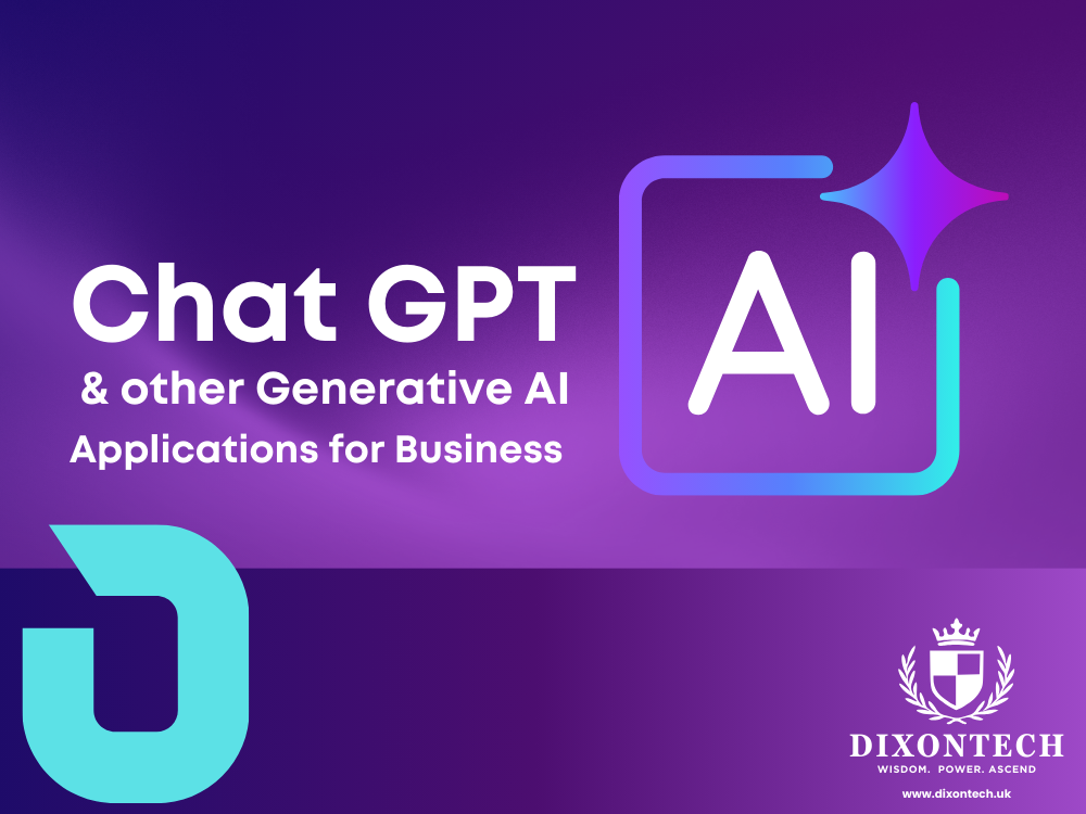 Chat GPT and other Generative AI Applications for Business
